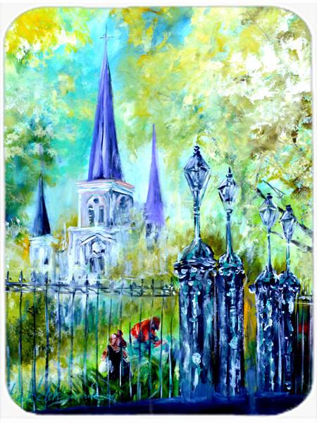 Across the Square St Louis Cathedral Glass Cutting Board Large