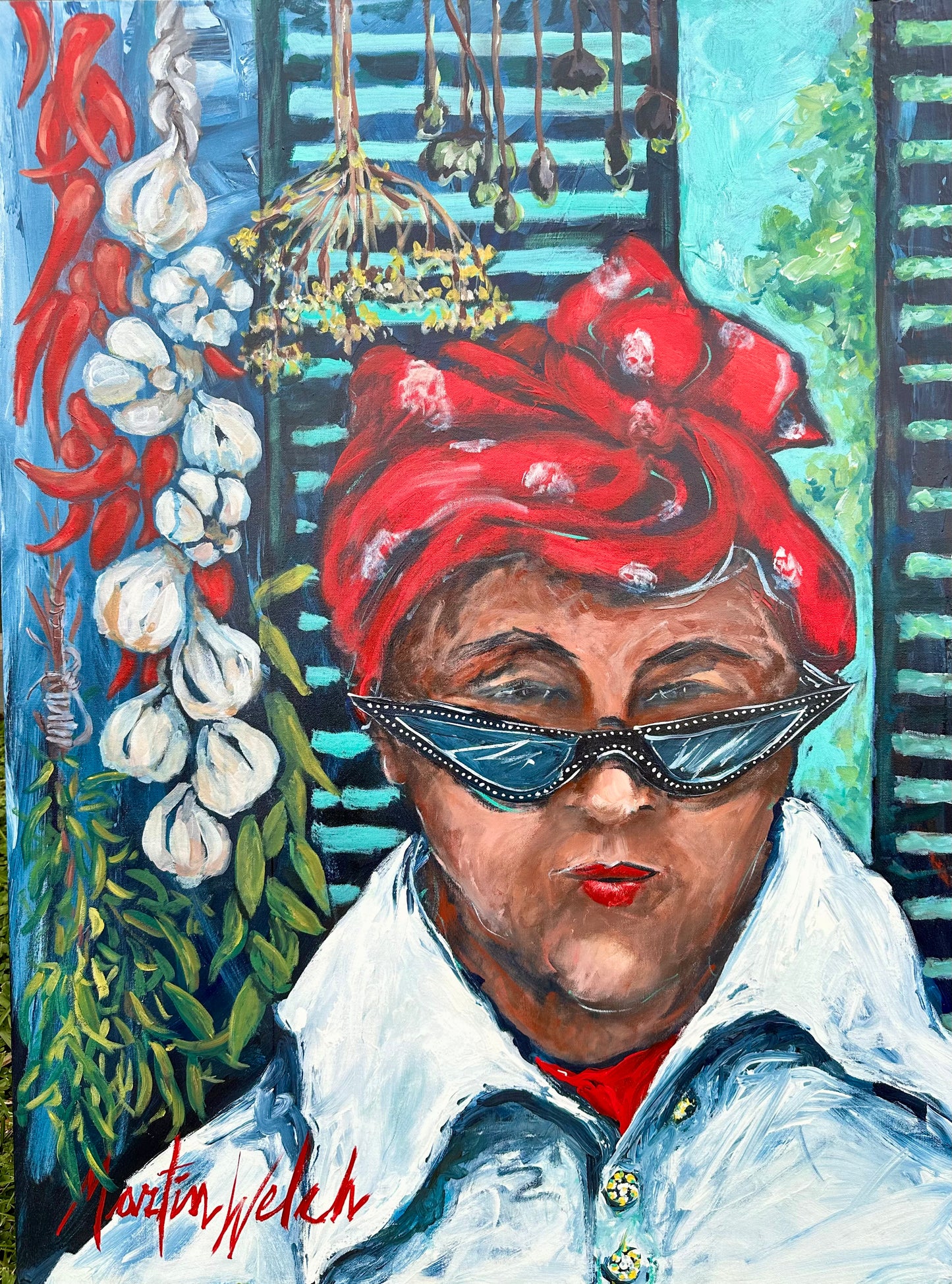 “Hannah Bo-Jean” Original painting 30”x40” by Martin Welch