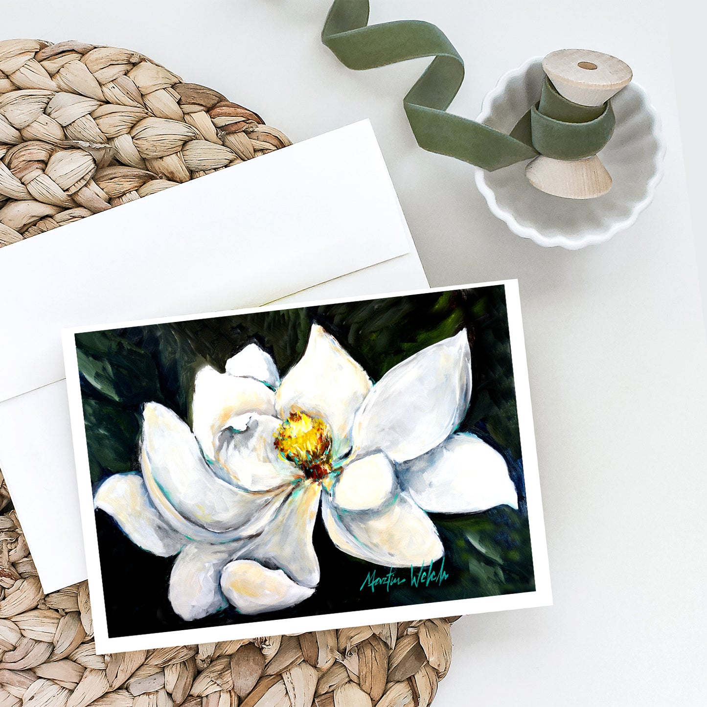 Sweet Magnolia Greeting Cards Pack of 8