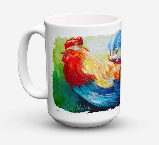 Buy this Bird - Rooster Chief Big Feathers Coffee Mug 15 oz