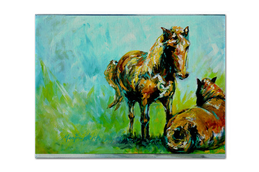 Buy this Horse Grazin Fabric Placemat
