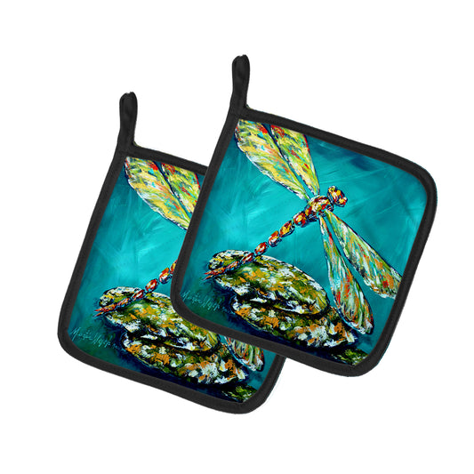 Buy this Dragonfly Matin Pair of Pot Holders