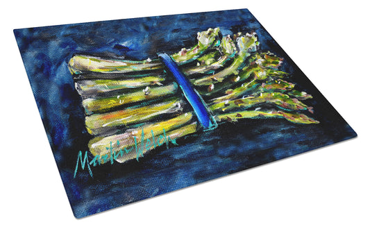 Buy this Asperagus Blew Glass Cutting Board Large