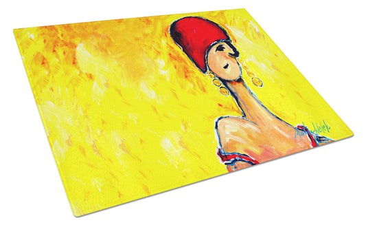 Buy this Azalines Earrings Lady Glass Cutting Board Large