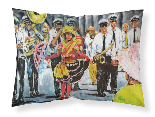 Buy this Dancing in the Streets Mardi Gras Fabric Standard Pillowcase