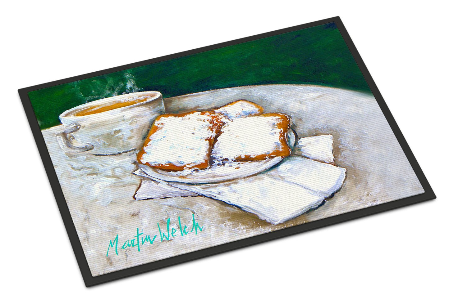 Buy this Breakfast Delight Beignets Indoor or Outdoor Mat 18x27
