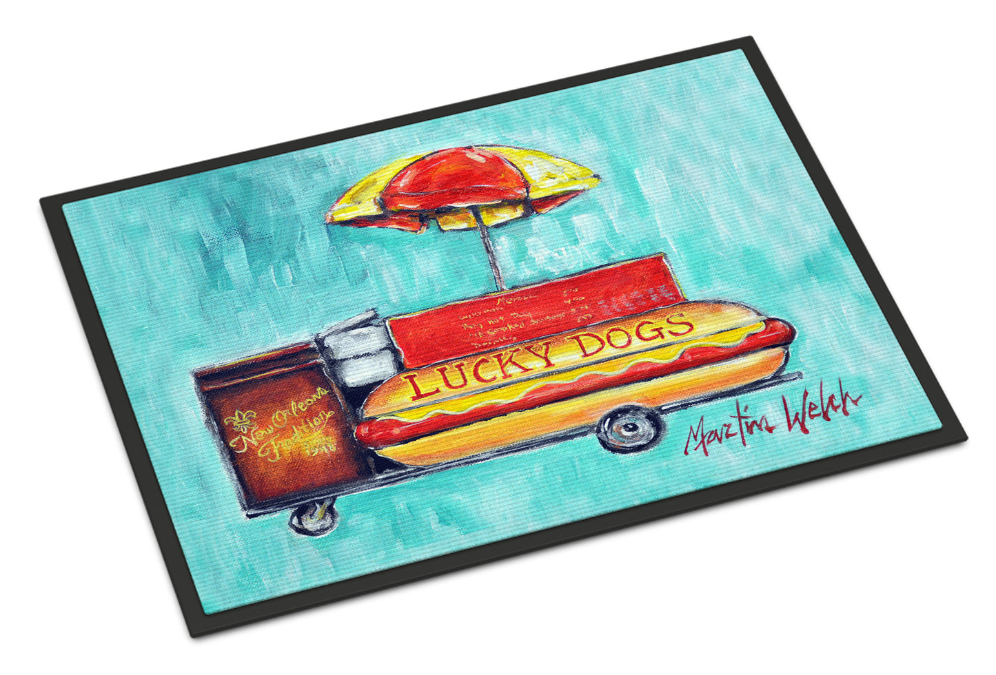 Buy this Lucky Dog for Me Indoor or Outdoor Mat 18x27