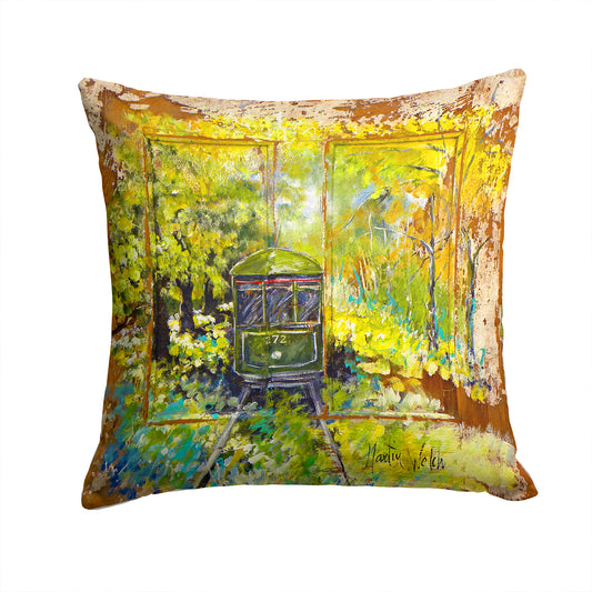 Buy this Streetcar End of the Line Fabric Decorative Pillow