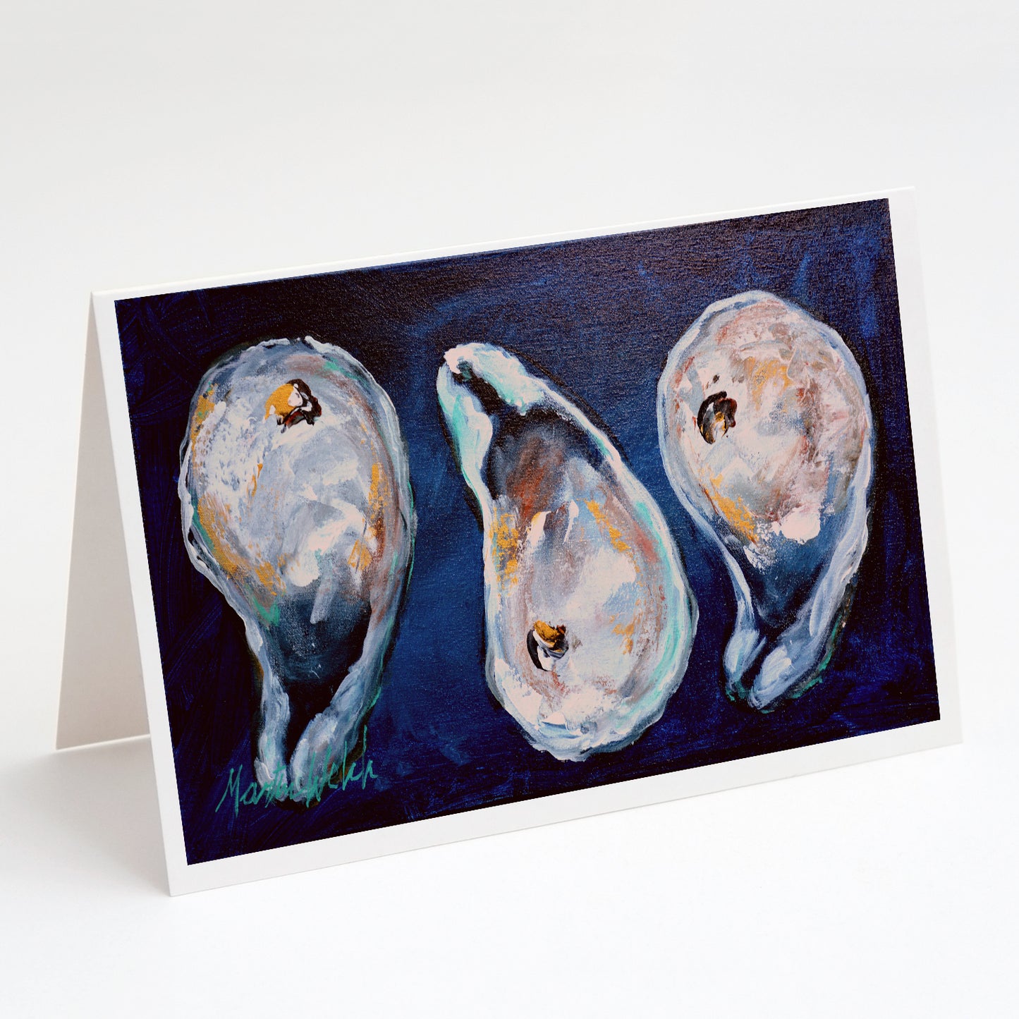 Buy this Oysters Give Me More Greeting Cards Pack of 8