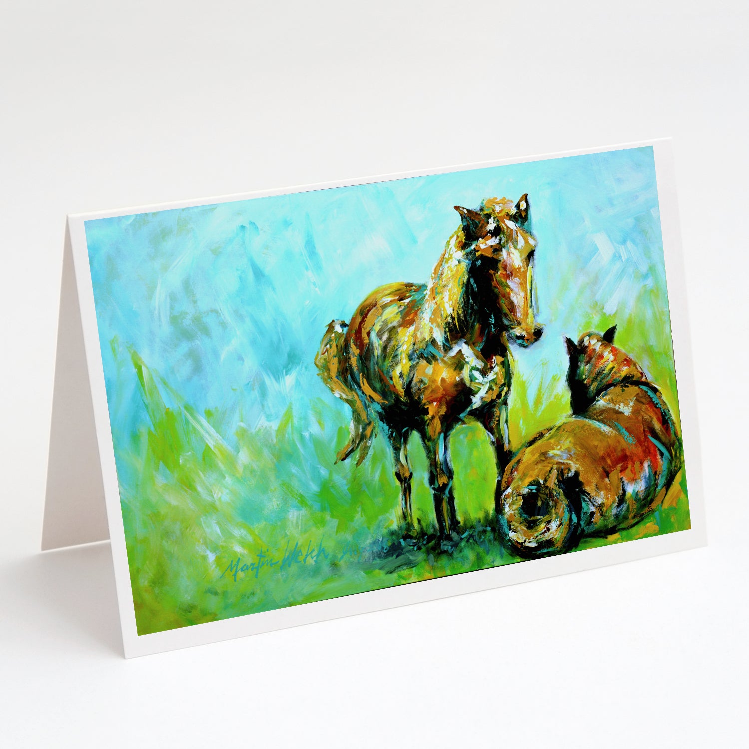 Buy this Horse Grazin Greeting Cards Pack of 8