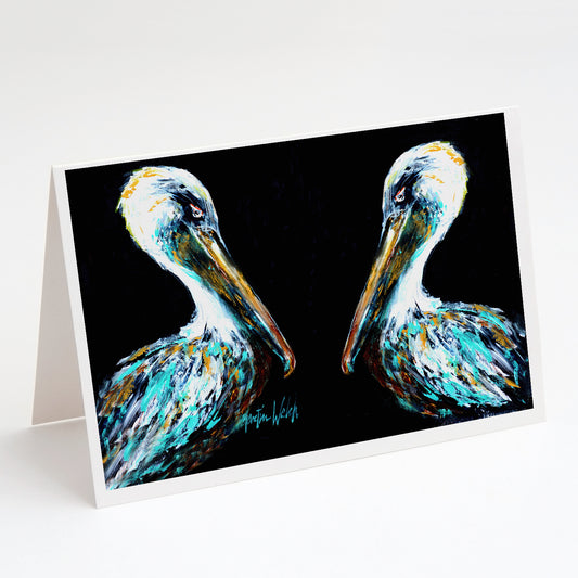 Buy this Dressed in Black Pelican Greeting Cards Pack of 8