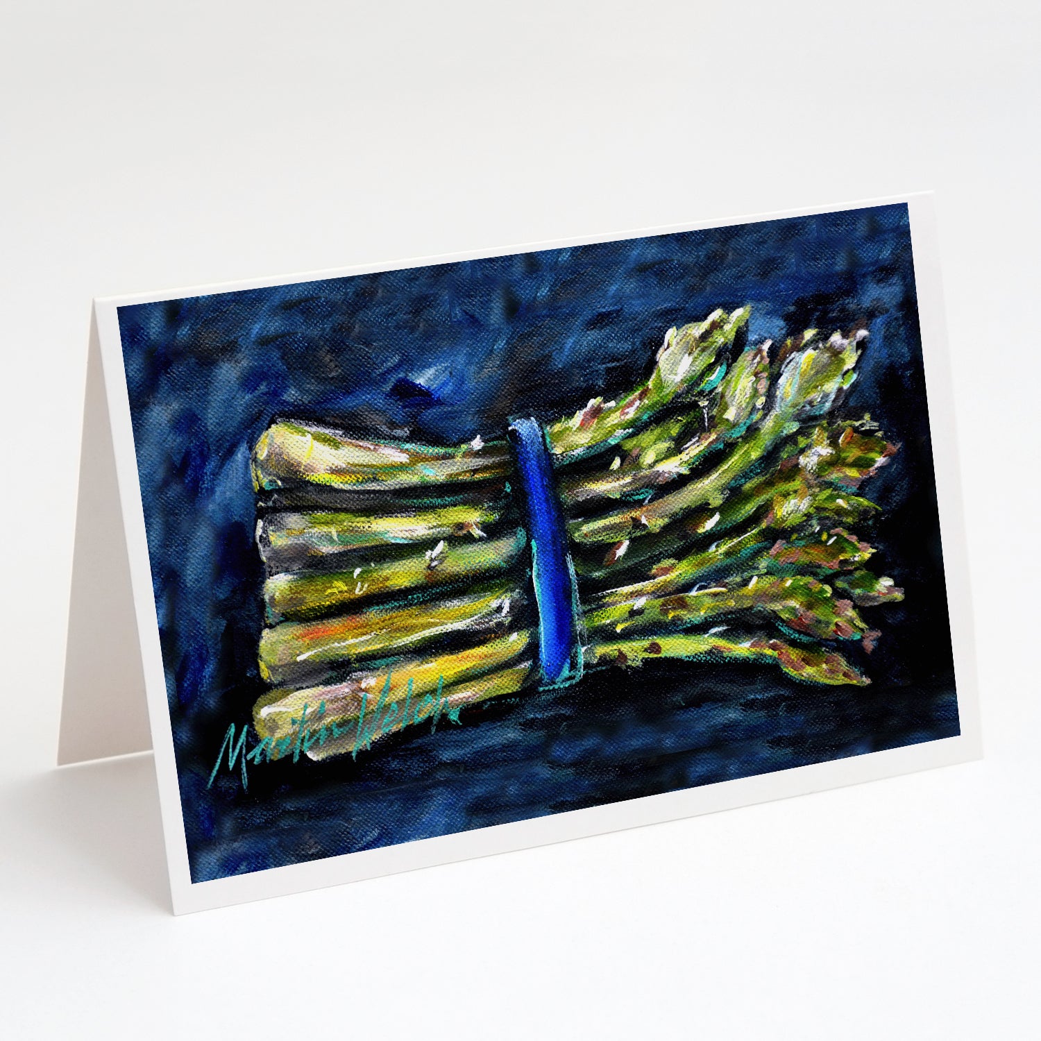 Buy this Asperagus Blew Greeting Cards Pack of 8