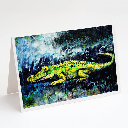 Buy this Sneaky Alligator Greeting Cards Pack of 8
