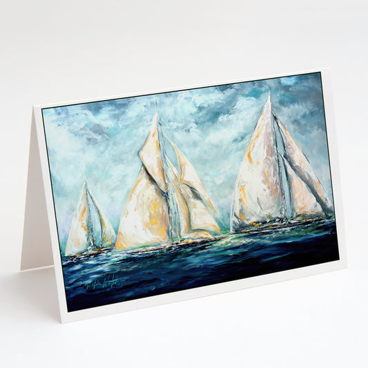 Buy this The Last Mile Sail boats Greeting Cards Pack of 8