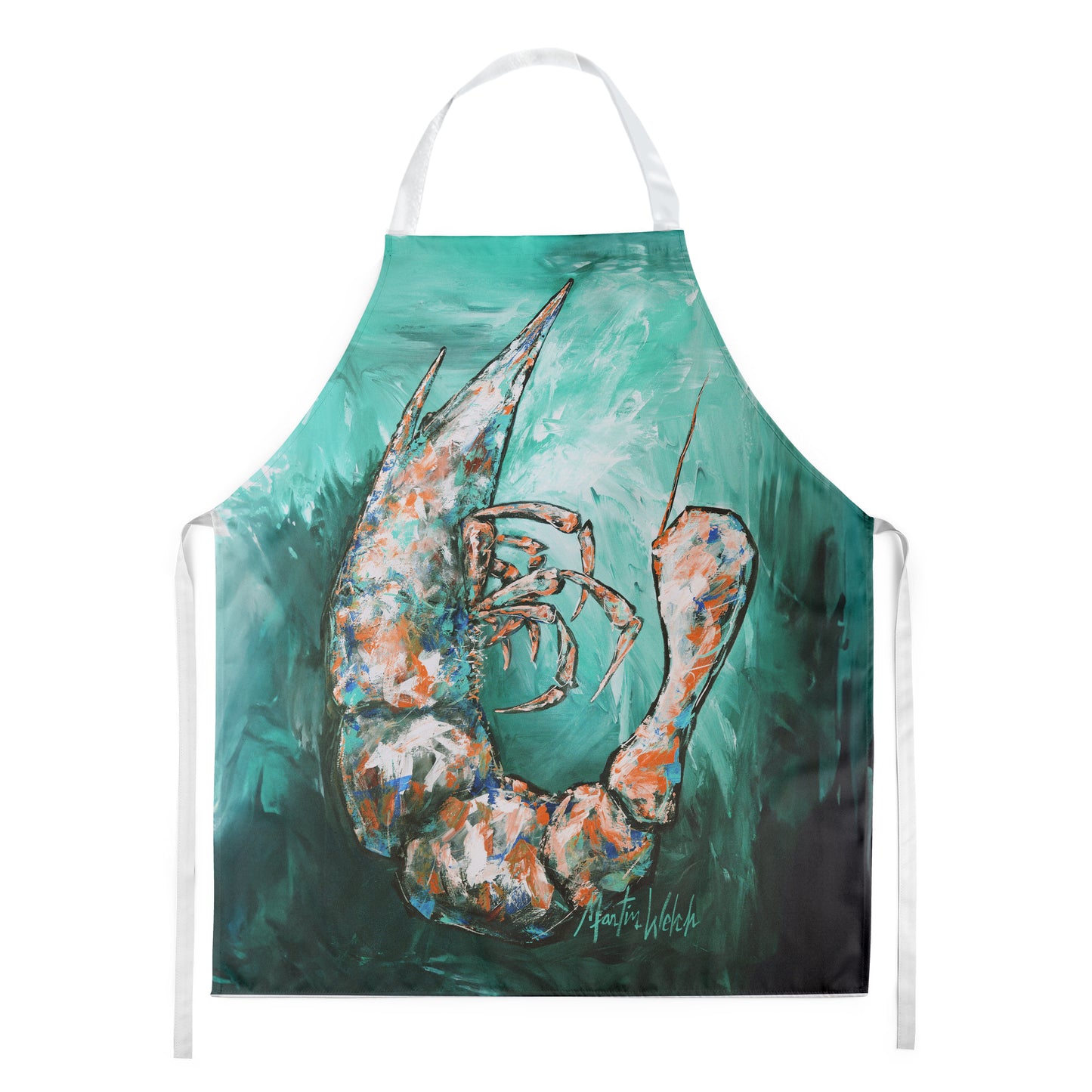 Buy this A Touch of Blue Shrimp Apron