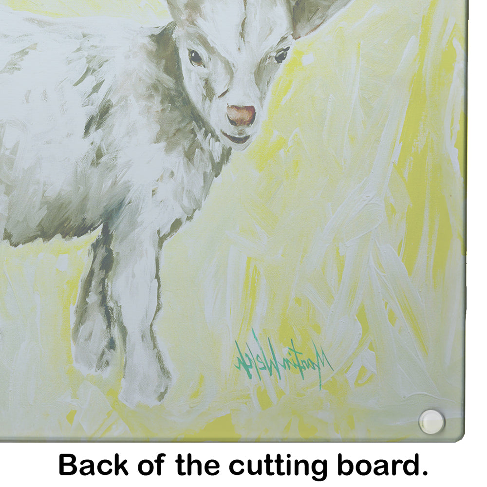 Billy The Kid Goat Glass Cutting Board