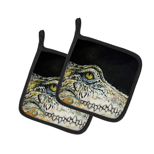 Buy this Bite Me Alligator Pair of Pot Holders