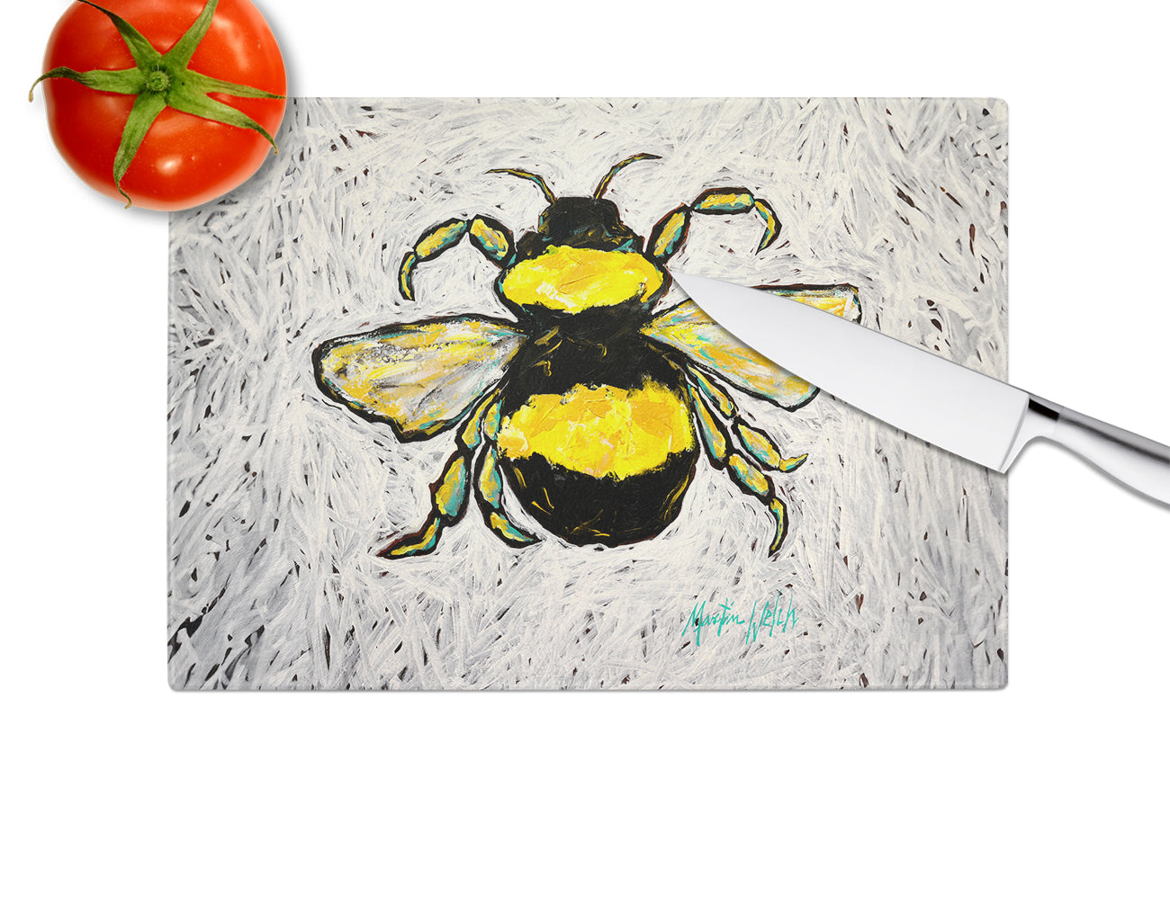 Buzzbee Bumblebee Glass Cutting Board