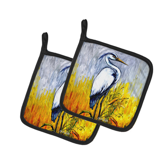 Buy this Cattin Around Heron Pair of Pot Holders