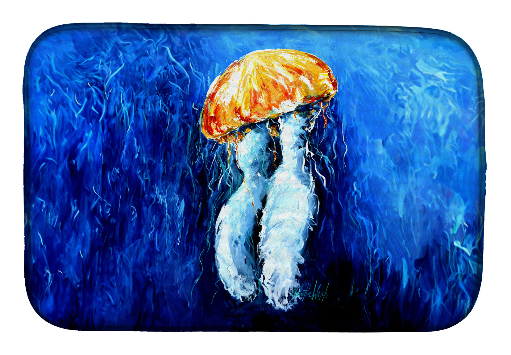 Buy this Fanta Sea Jellyfish Dish Drying Mat