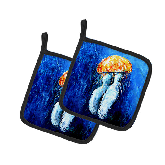 Buy this Fanta Sea Jellyfish Pair of Pot Holders