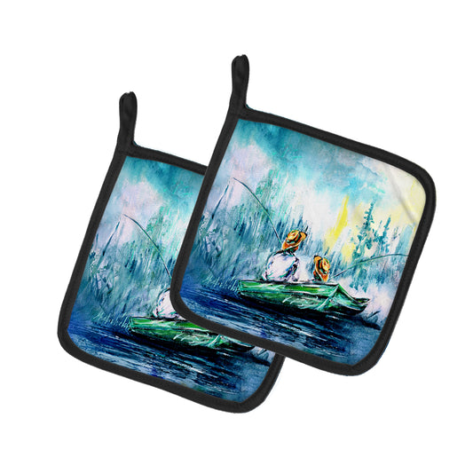 Buy this Fishing On The Bayou Pair of Pot Holders