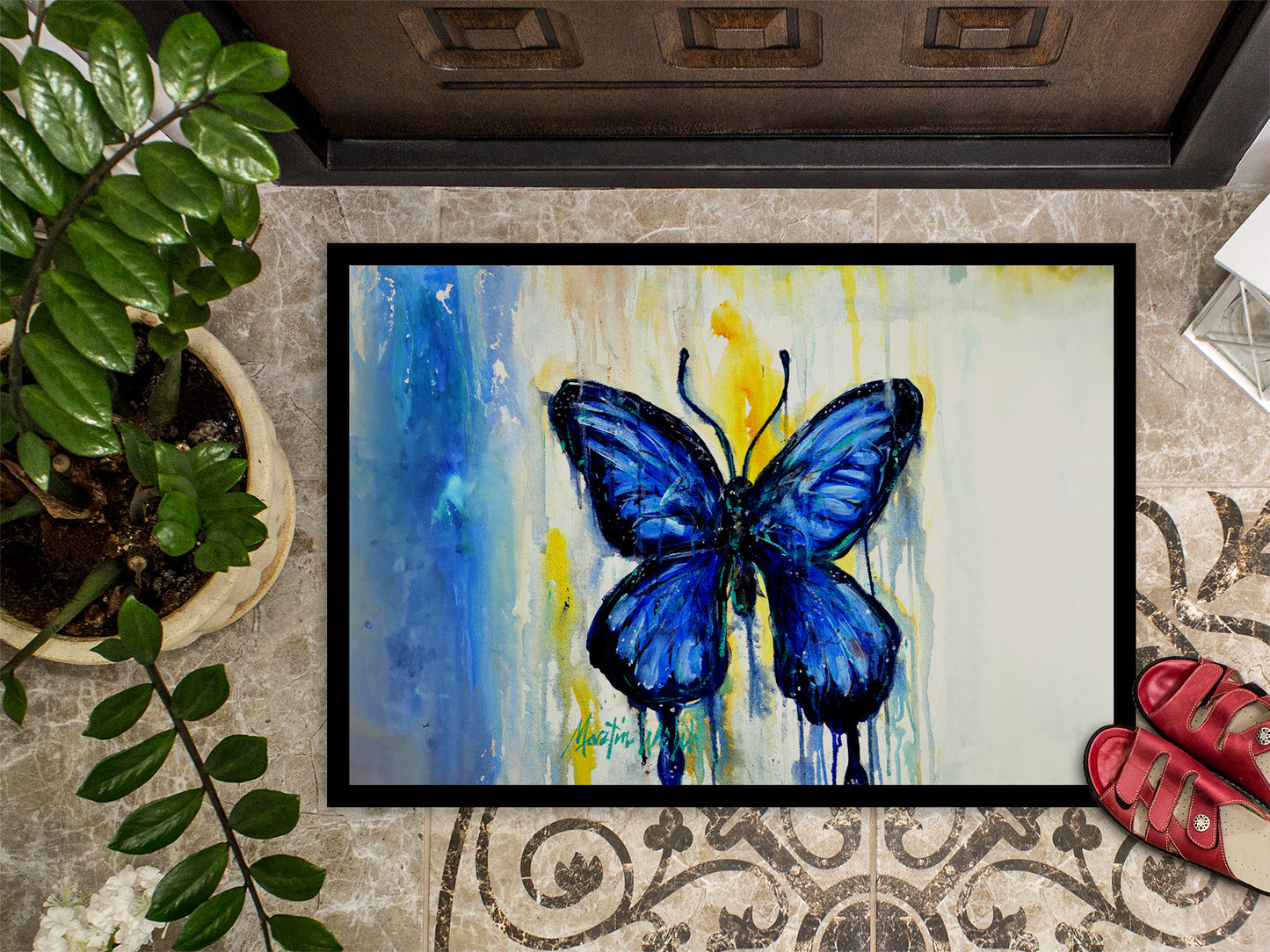 Flutter Butterfly Doormat