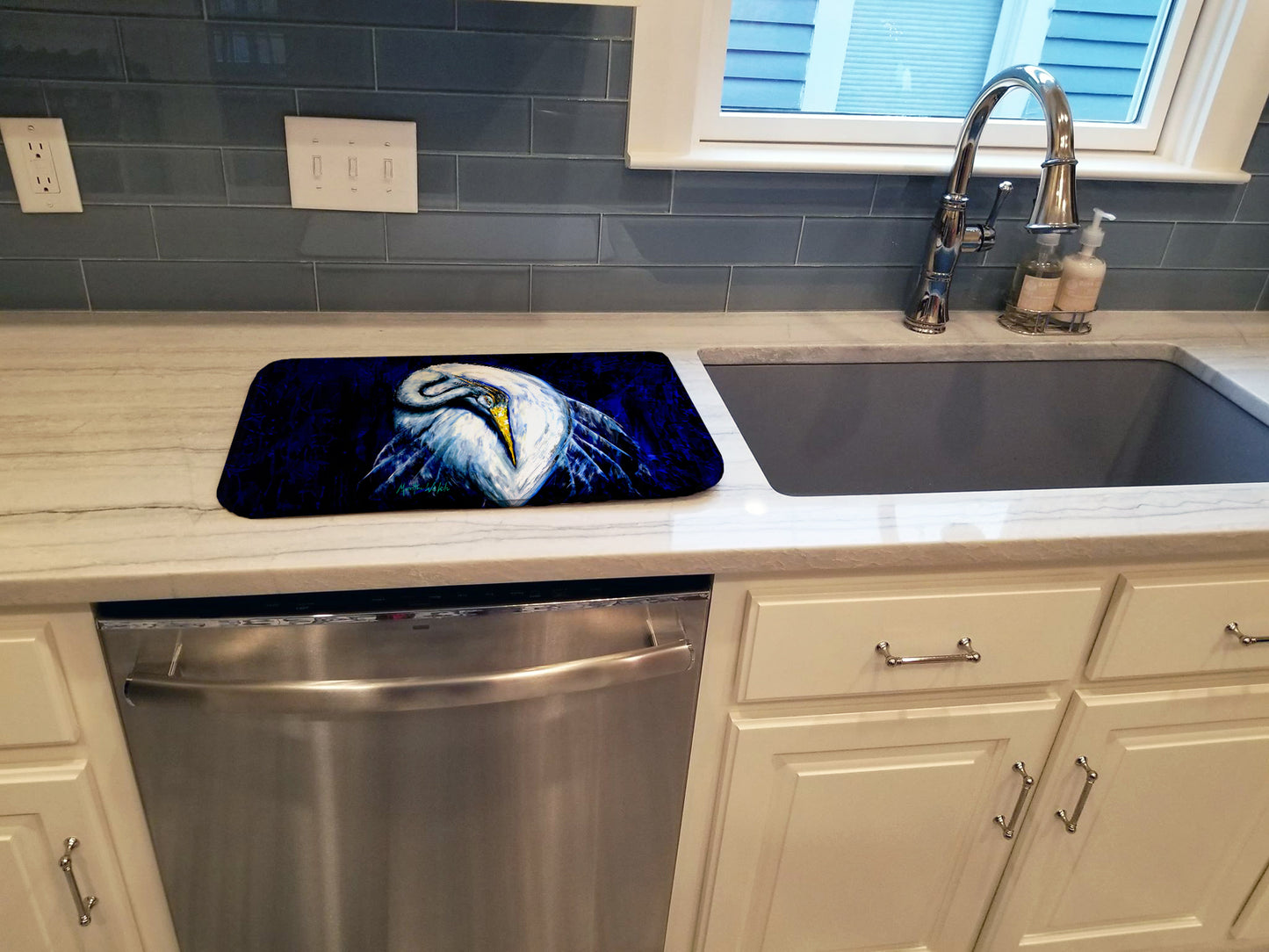 Heron Freshen Up Dish Drying Mat