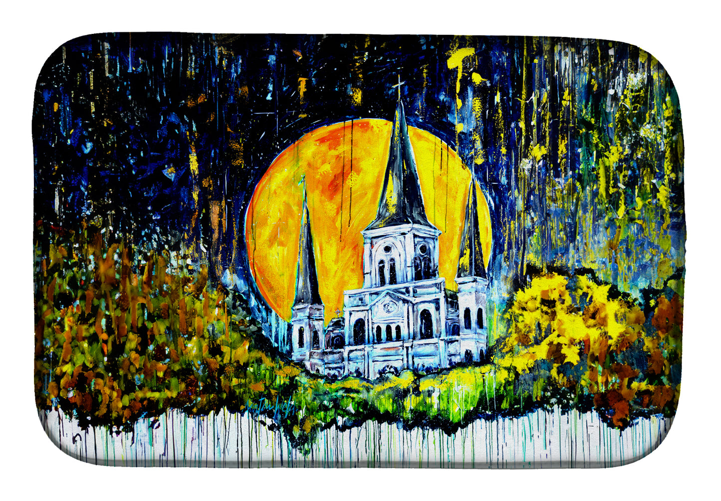 Buy this Moonlight Shadows Dish Drying Mat