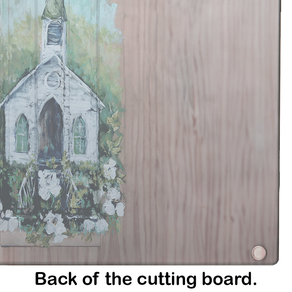 Nostalgic Zion AME  Glass Cutting Board