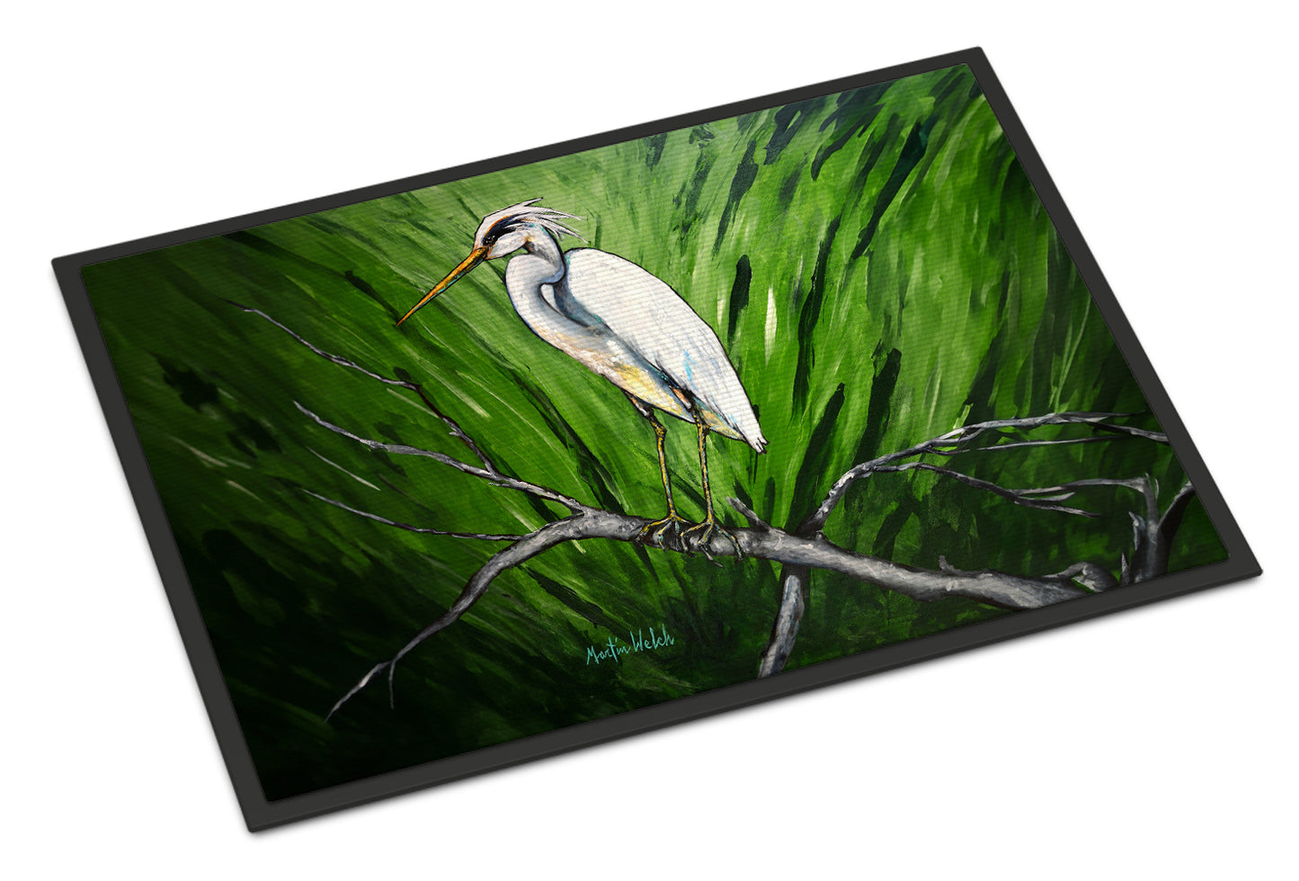 Buy this Heron On A Limb Doormat