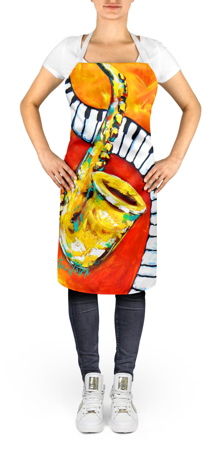 Something Blues Saxaphone and Piano Apron