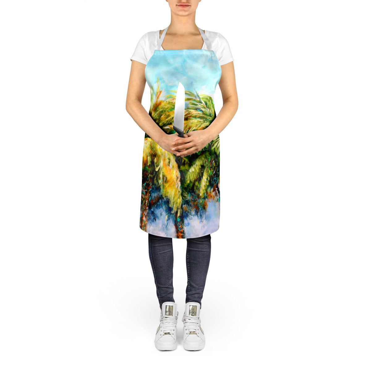 Summer Breezes Palm Tree Apron