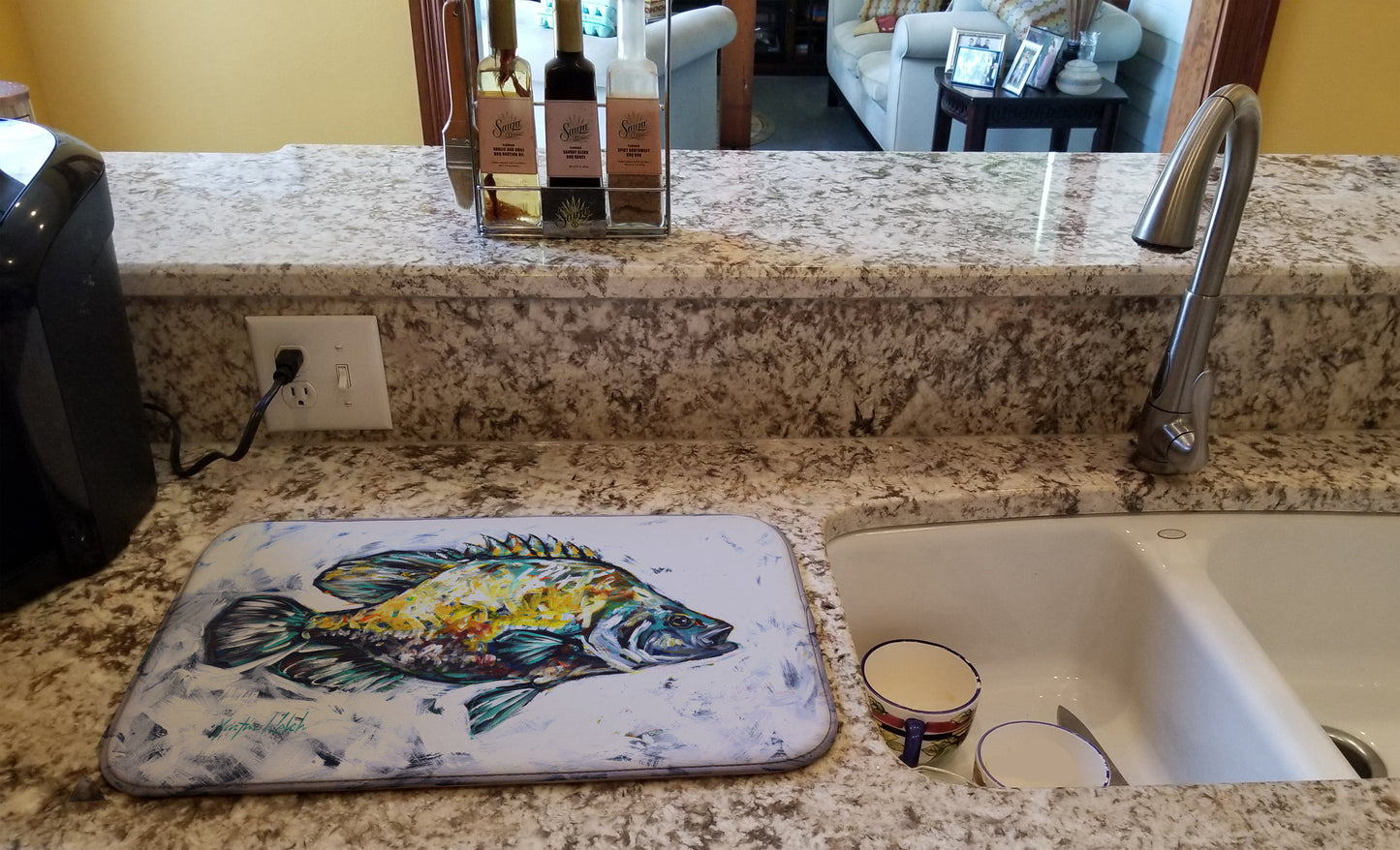 Triple Tail Dish Drying Mat