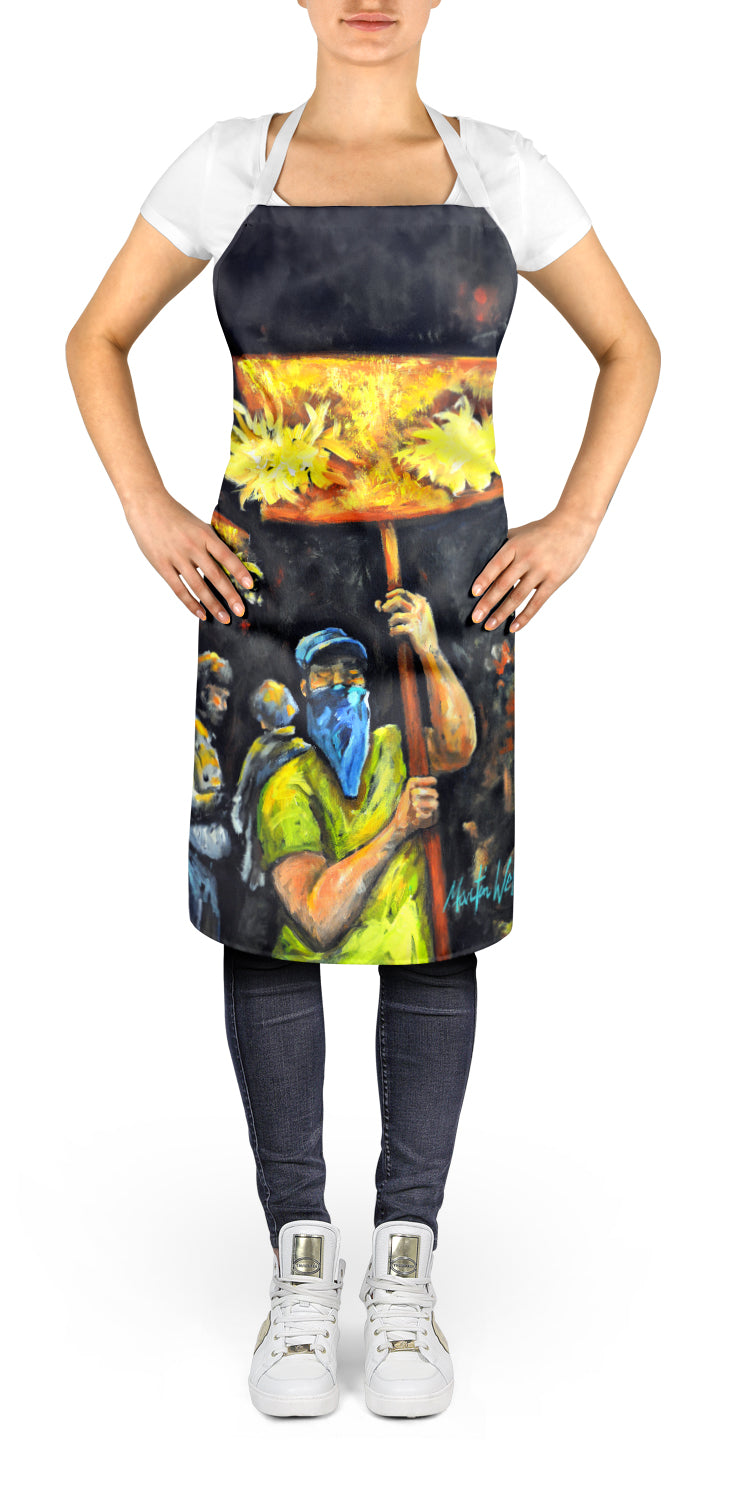 Turn Up The Heat Mardi Gras Apron