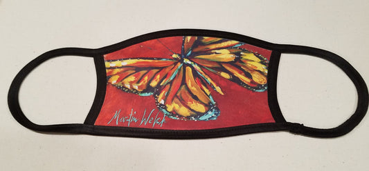 Monarch Butterfly Face Mask