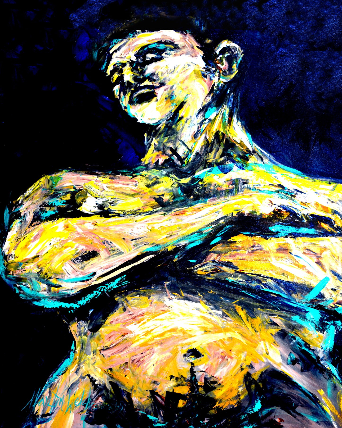 Alexander - Male figure - 11"x14" Print