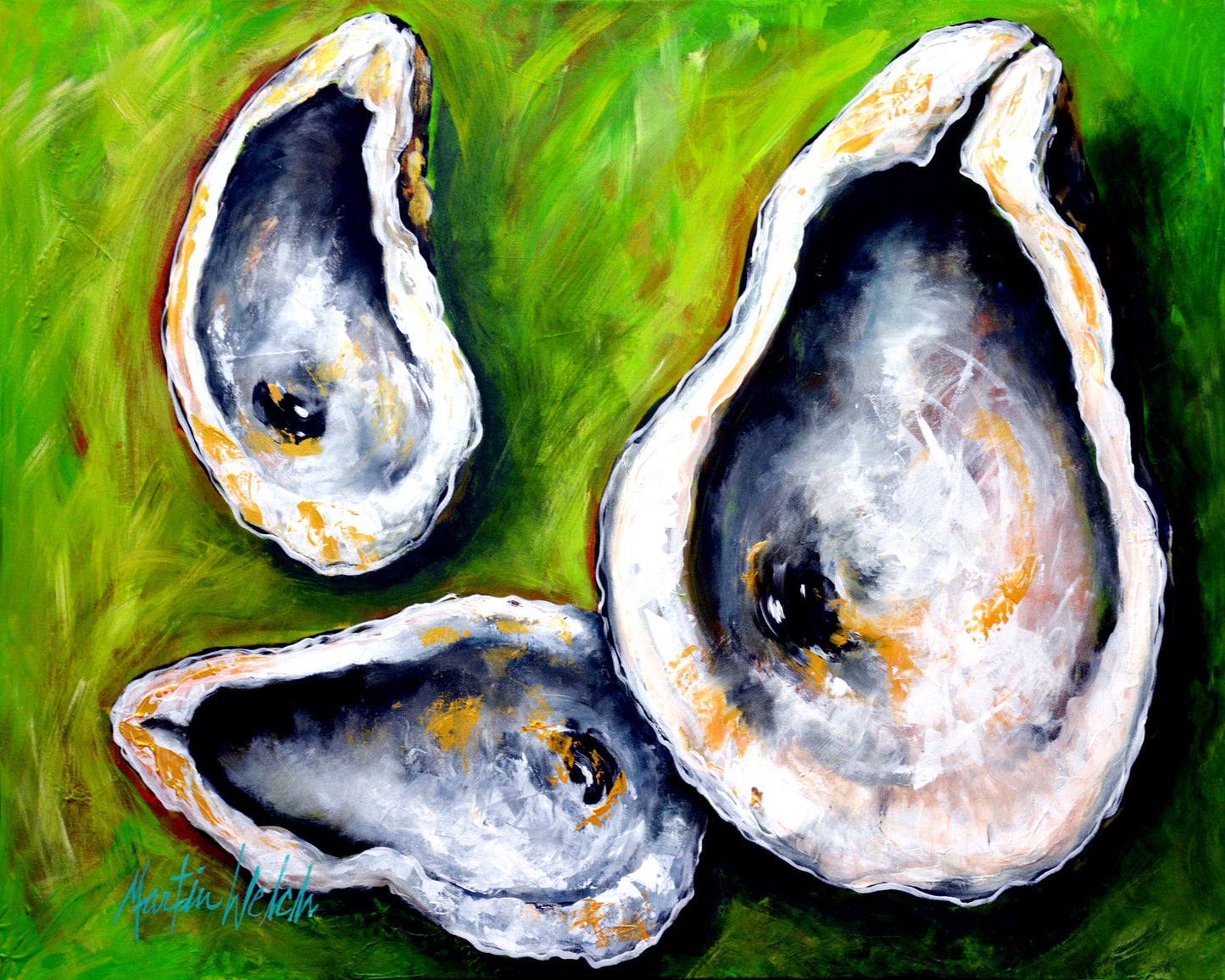 All Shucked Up 11"x14" Print of Oysters