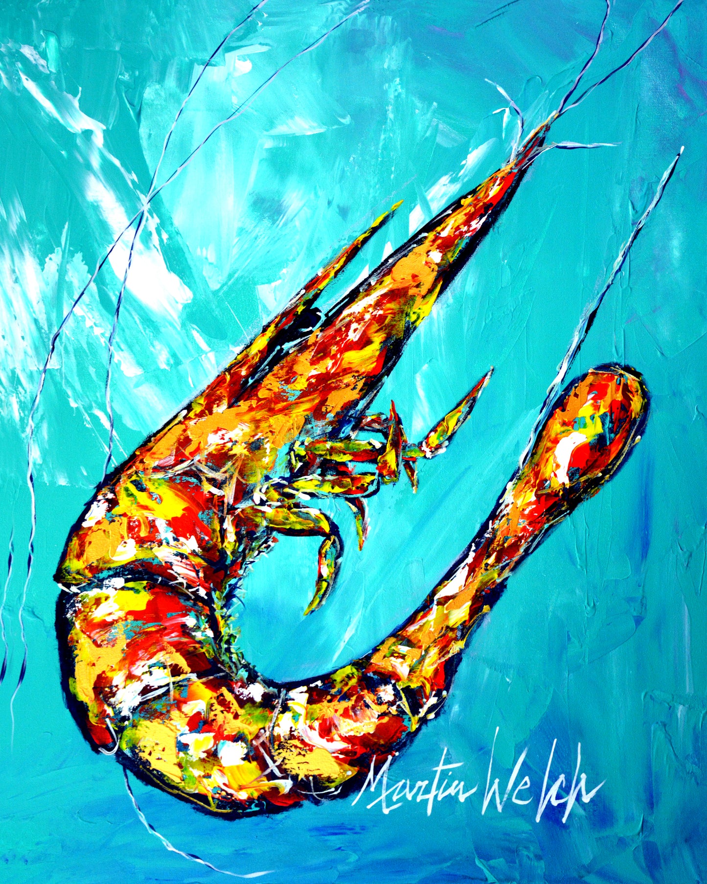All That Jazz - Shrimp - 11"x14" Print