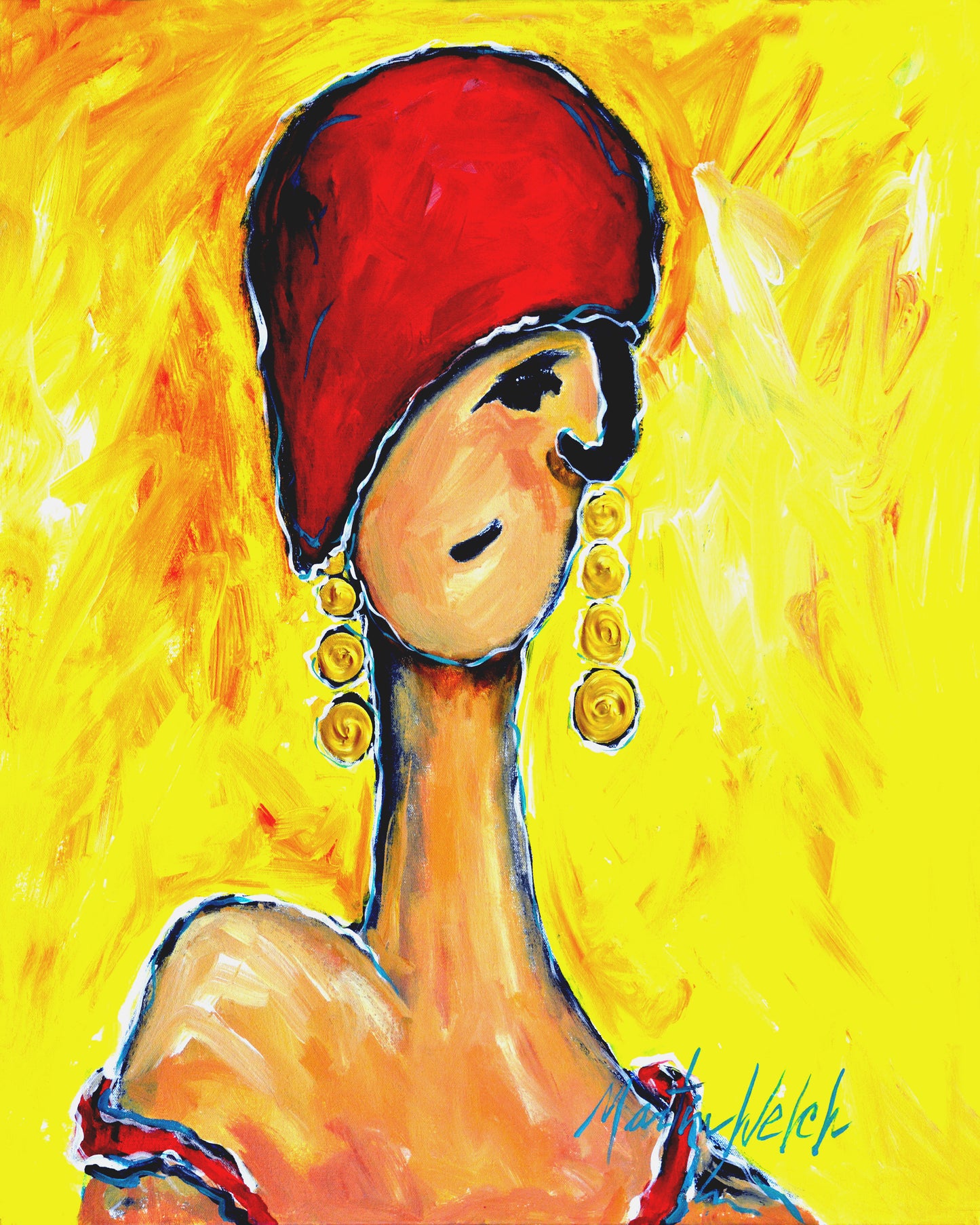 Azaline's Earrings - Dysfunctional Family Member - 11"x14" Print