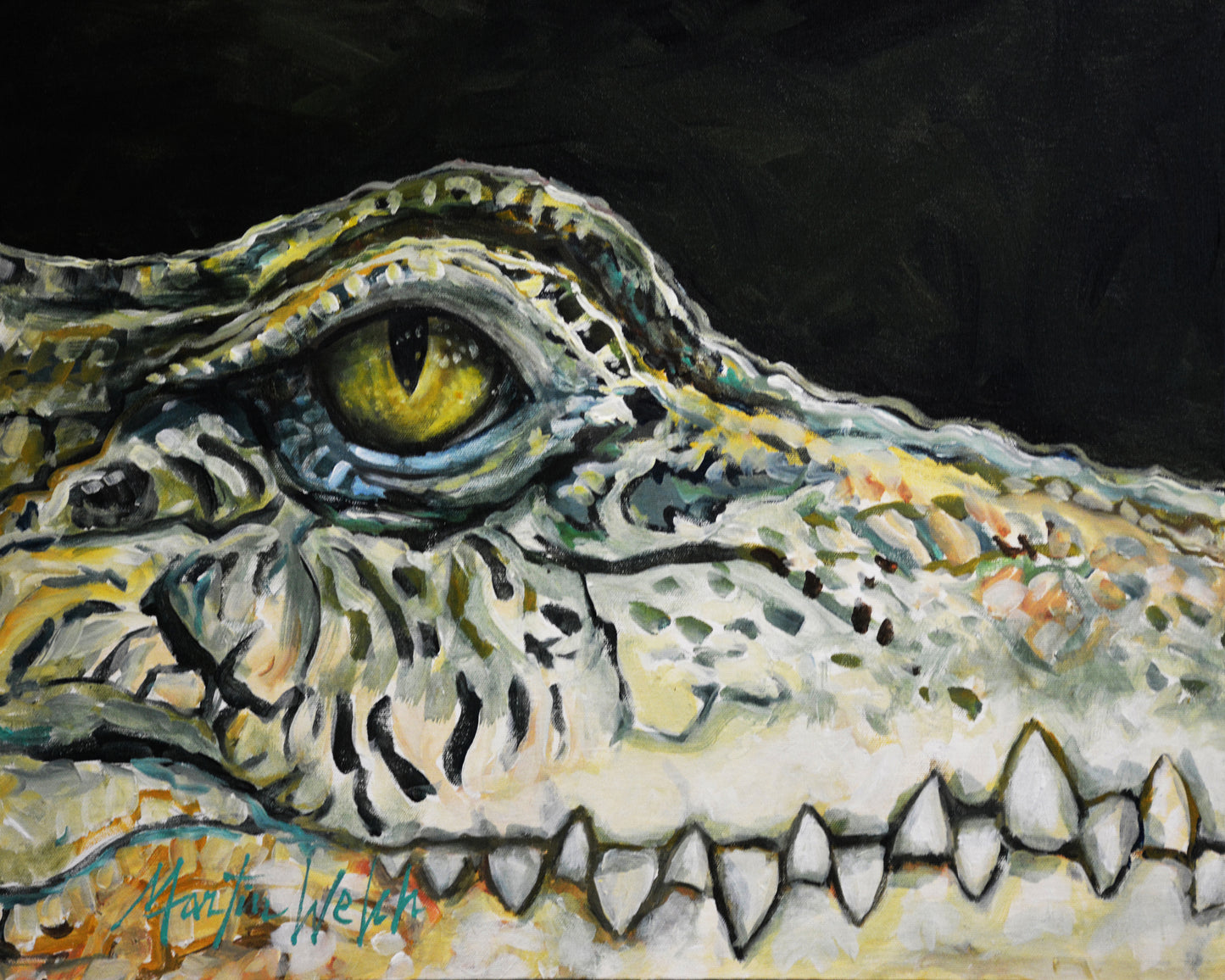 Bite Me - Alligator Head - 11"x14" Print
