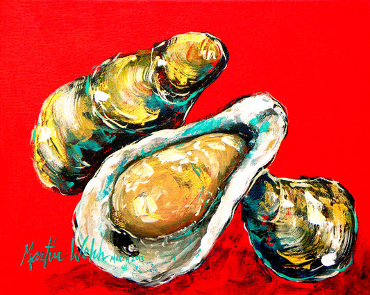 Chad's Oysters - Oysters - 11"x14" Print