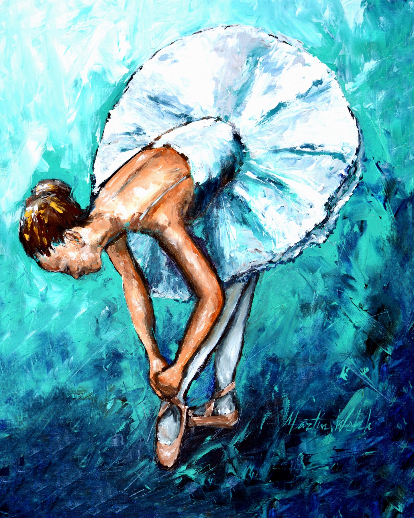 Early Practice - Ballet Dancer -  11"x14" Print