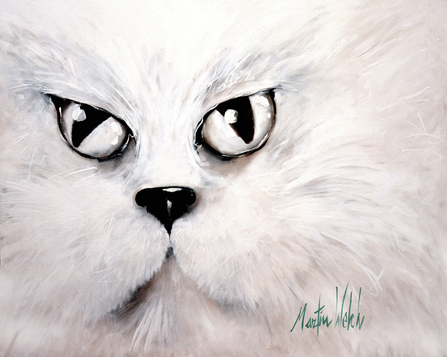 Fluffie - Cat - 11"x14" Print