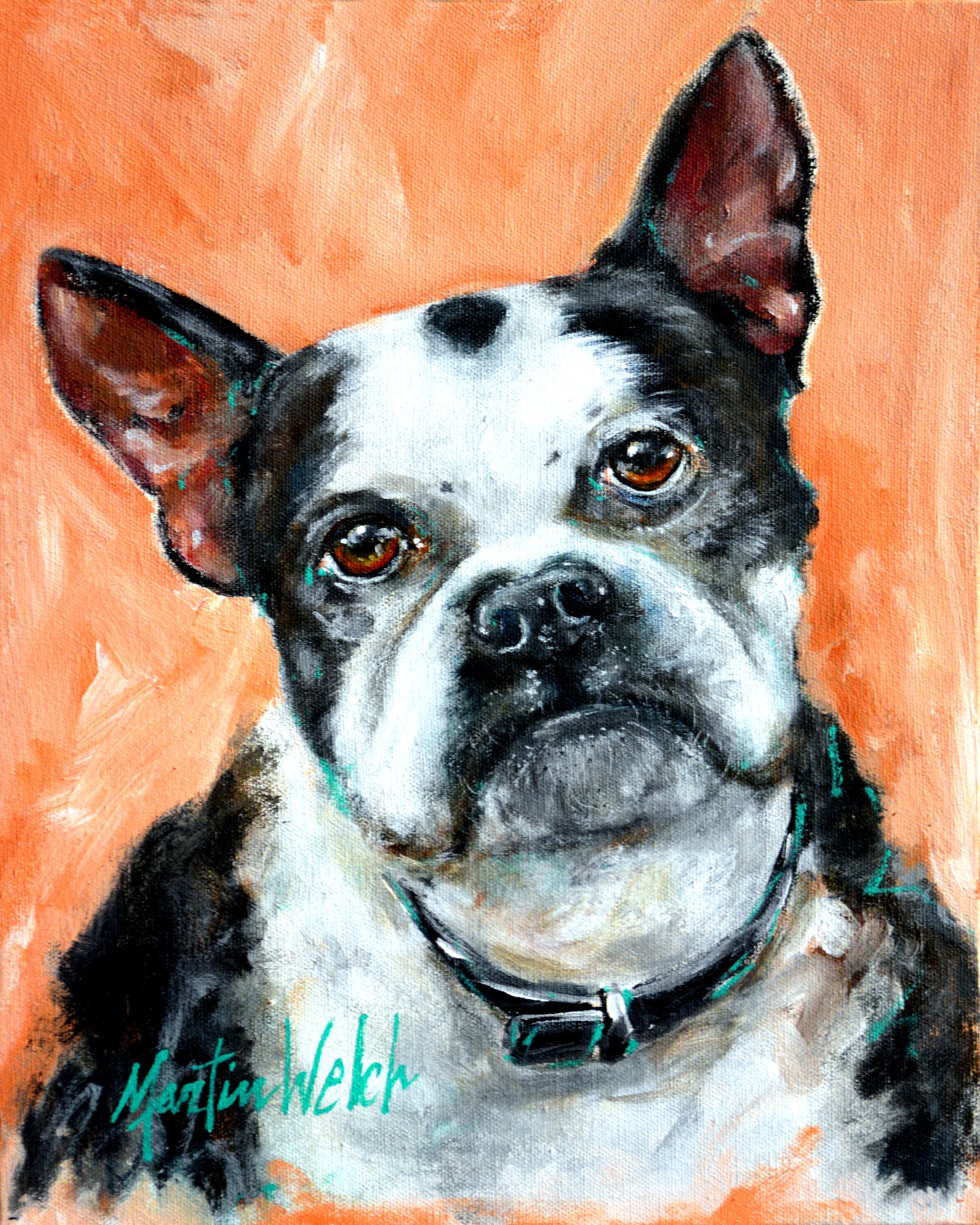 Frankie - Boston Terrier - 11"x14" Print