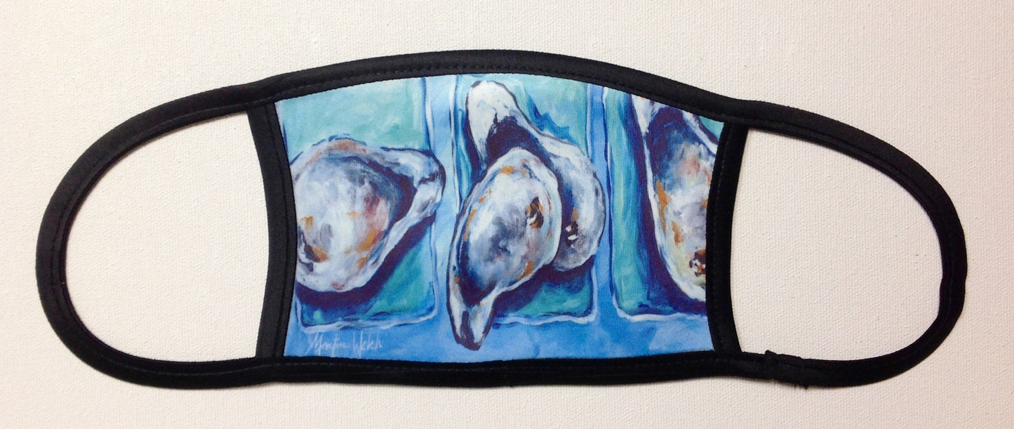 Oyster plus Oyster Face Mask with Oyster Shells
