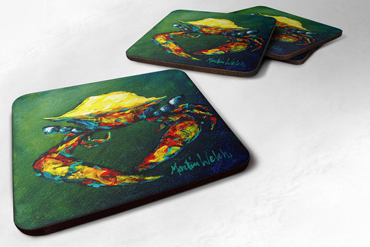 Buy this Crab Little Green Foam Coaster Set of 4