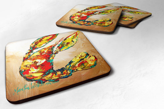 Buy this Crawfish Tanya Foam Coaster Set of 4