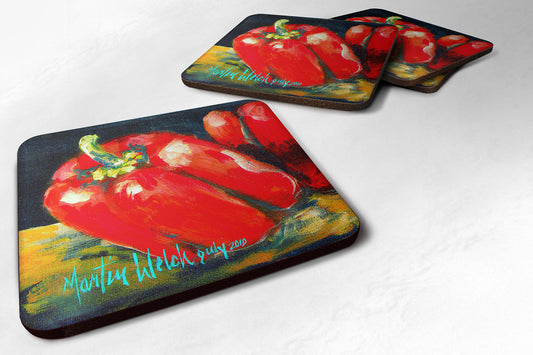 Buy this Vegetables - Bell Pepper Two Bells Foam Coaster Set of 4
