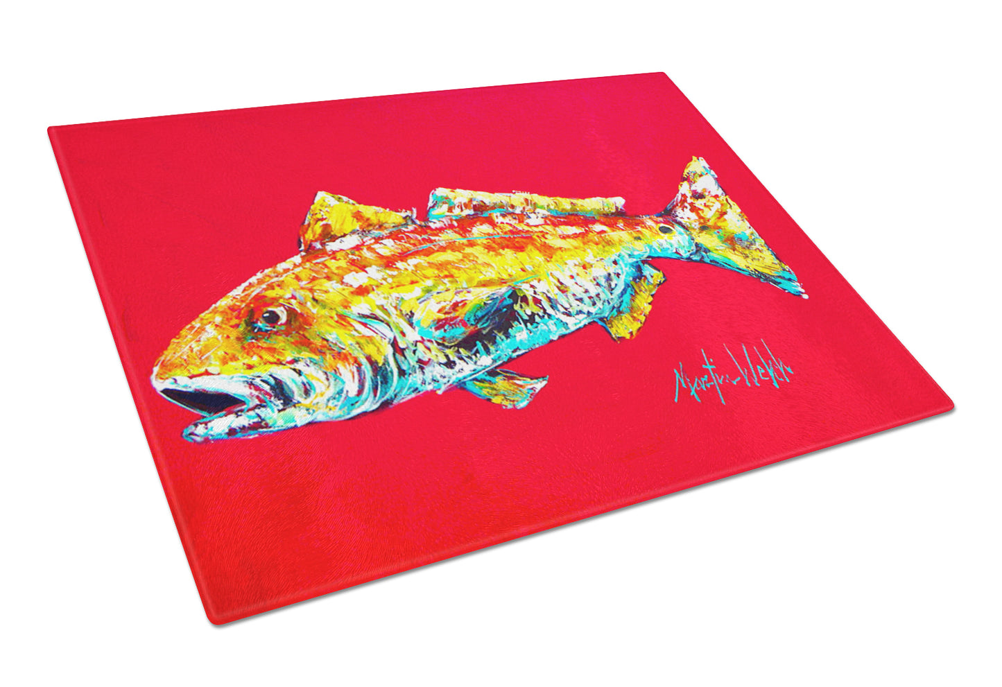 Buy this Fish - Red Fish Alphonzo Glass Cutting Board Large
